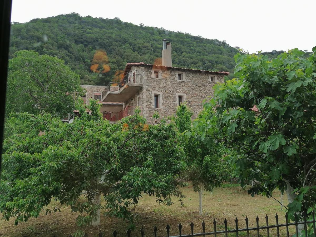 Stonehouse Dome Lagadia Villa Langadia Exterior photo